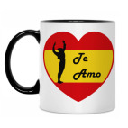 Кружка двухцветная