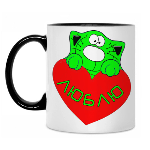 Кружка с принтом Любовь