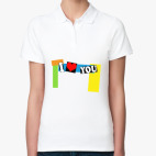 Женская рубашка поло