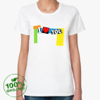 Женская футболка органик