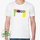 Мужская футболка органик