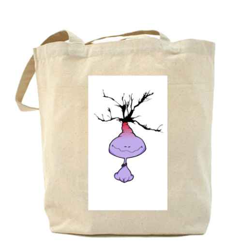 Сумка шоппер с принтом зверушка