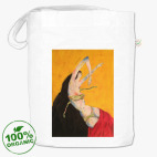 девушка в красном