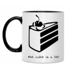 Кружка двухцветная