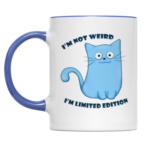 Кружка с принтом Кот Limited Edition