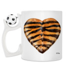 Кружка с футбольным мячиком