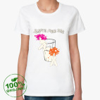 Женская футболка органик