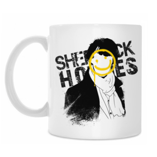 Кружка с принтом Шерлок Холмс sherlock bbc