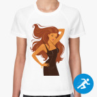 Женская спортивная футболка