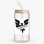 Банка с бамбуковой крышкой