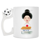 Кружка с футбольным мячиком