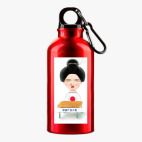 Металлическая бутылка 400 мл UV-DTF