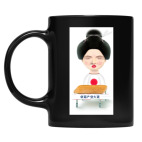 Кружка цветная UV-DTF