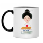 Кружка двухцветная