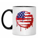 Кружка двухцветная