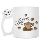 Кружка с футбольным мячиком