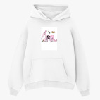 Толстовка худи оверсайз