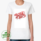 Женская футболка органик