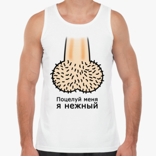 Майка с принтом Я нежный