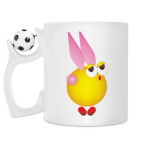 Кружка с футбольным мячиком