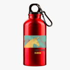 Металлическая бутылка 400 мл UV-DTF