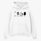 Толстовка худи оверсайз