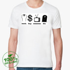 Мужская футболка органик