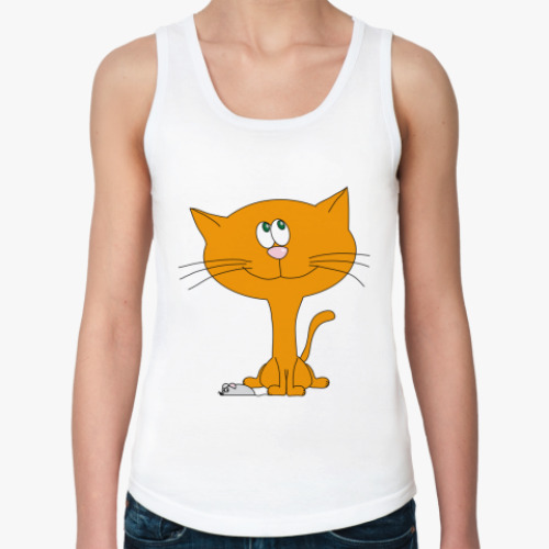 Женская майка с принтом  Рыжий