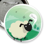 Овечка на полянке