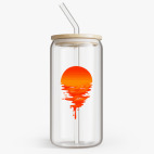 Банка с бамбуковой крышкой