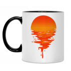 Кружка двухцветная