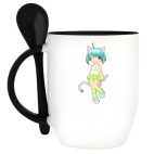 Кружка с ложкой