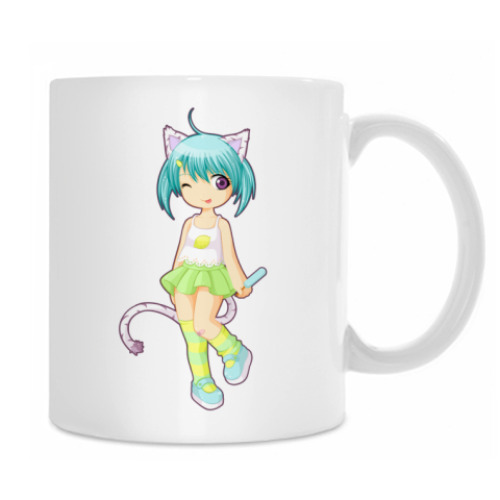 Кружка с принтом Nyaka