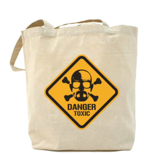 Сумка шоппер с принтом Уолтер Уайт - Во Все Тяжкие