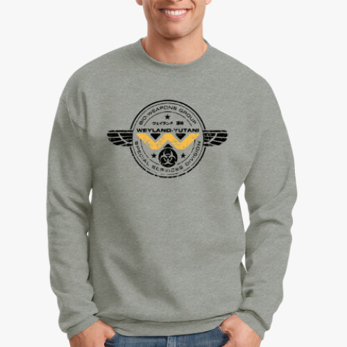 Свитшот с принтом Чужой