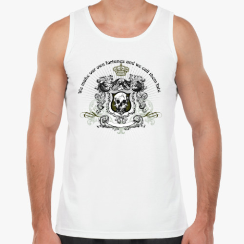 Майка с принтом skull fortune