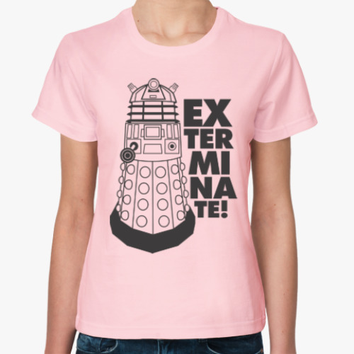 Женская футболка с принтом Exterminate!