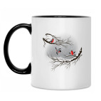 Кружка двухцветная