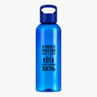 Прозрачная спортивная бутылка