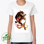 Женская футболка органик