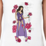 Девушка лотосы