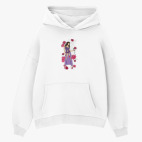 Толстовка худи оверсайз