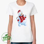 Женская футболка органик