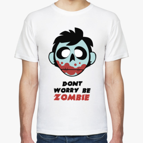 Футболка с принтом Dont Warry Zombie
