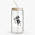 Банка с бамбуковой крышкой