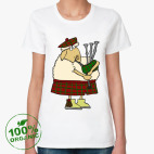 Женская футболка органик