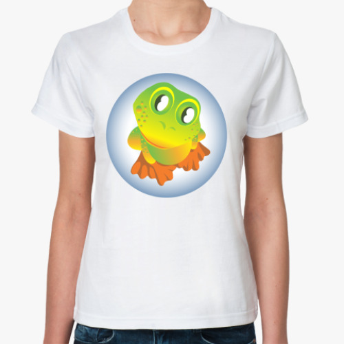 Классическая футболка с принтом Поговоим о любви