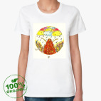 Женская футболка органик