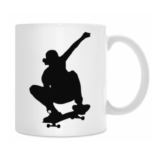 Кружка с принтом Скейтер