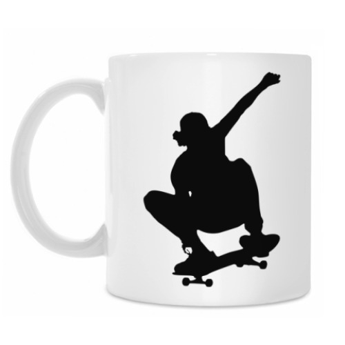 Кружка с принтом Скейтер